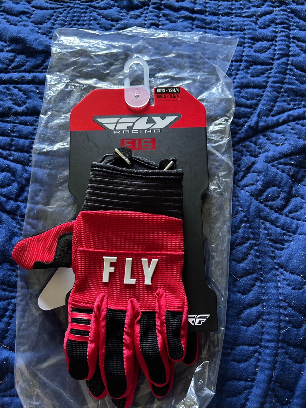 FLY Racing Kids' Red and Black Gloves
